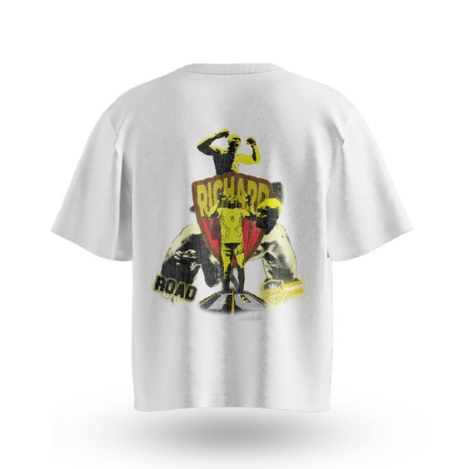 White “THE SHIELD” Graphic T-Shirt - Image 2